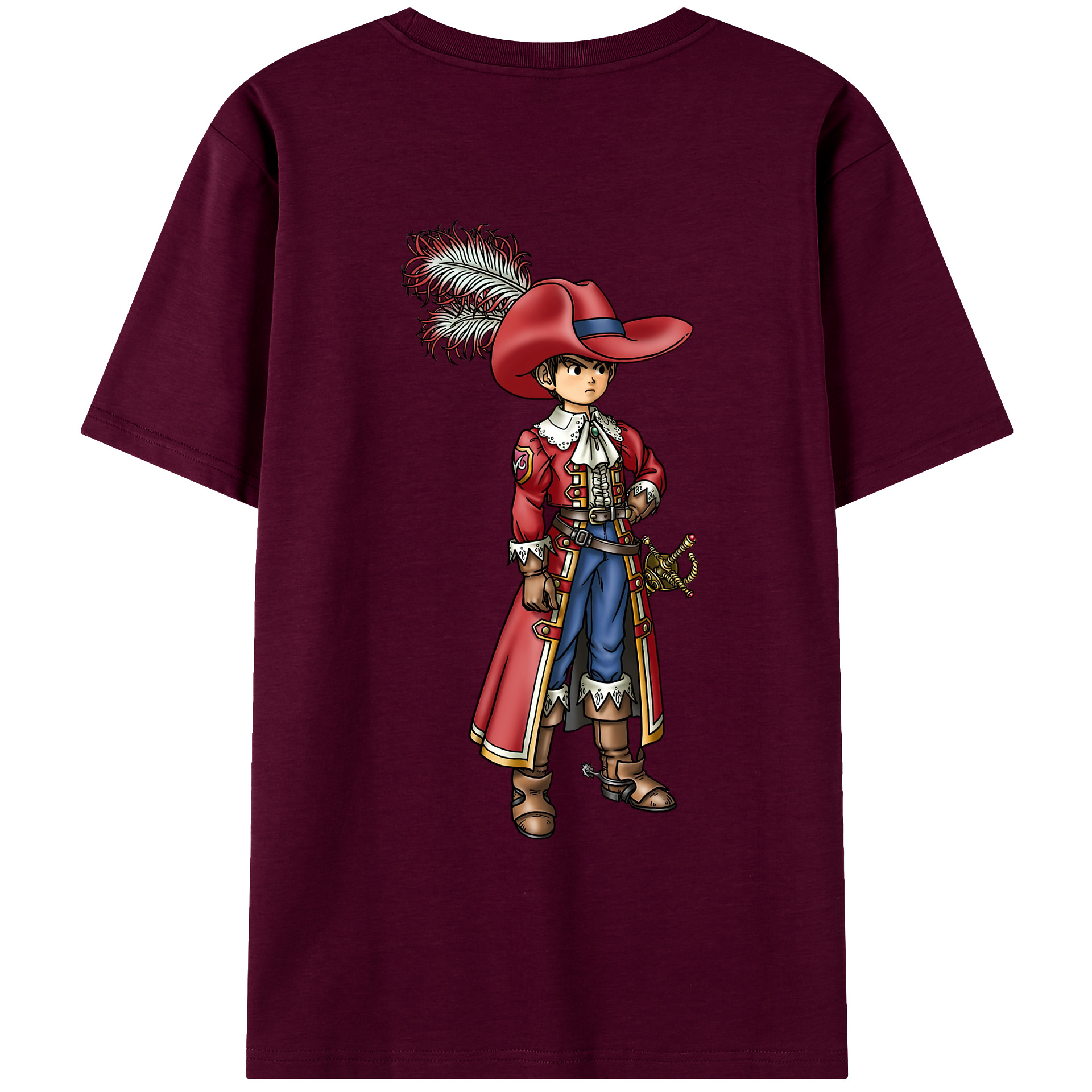 （画像用） ドラゴンクエスト Doragon Kuesuto Dragon Quest レディース半袖Tシャツ(バックプリント)